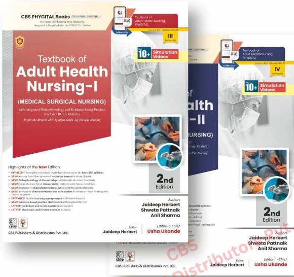 Textbook of Adult Health Nursing Medical Surgical Nursing (Vol. I & II)